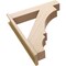 Ekena Millwork 7 1/2-in W x 36-in D x 42-in H Balboa Block Rough Cedar Woodgrain TimberThane Outlooker, Primed Tan OUTUR075X36X42BOA44RCPR - alternate 4